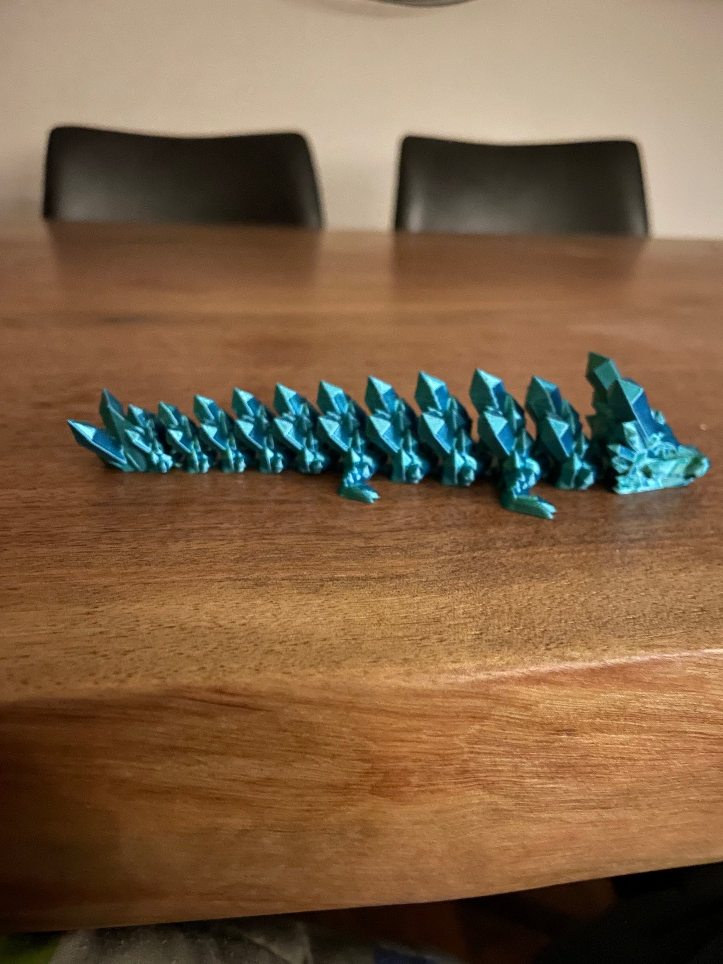 Articulating crystal dragon