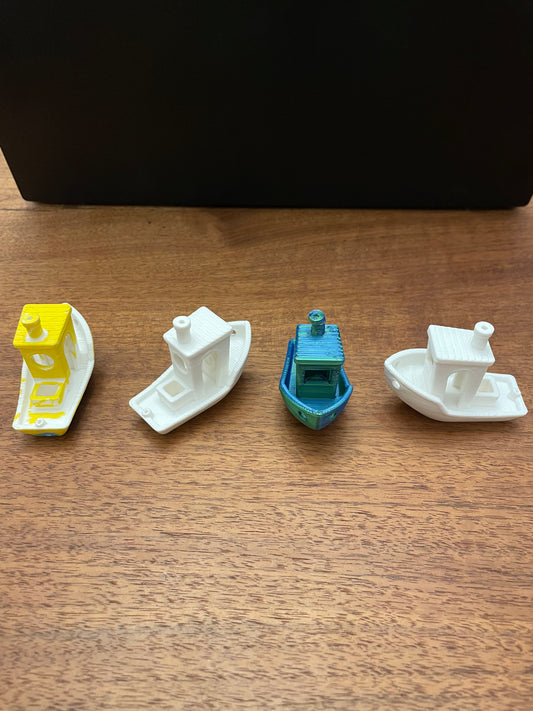 3D printed boat 4 pack (2.5” paintable)